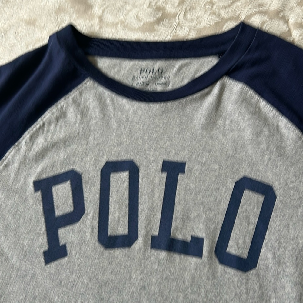 Polo boys activewear blue gray color excellent condition see photos